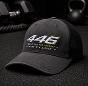 446 Journey Trucker Cap — Shadow/Black