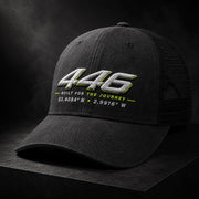 446 Journey Trucker Cap — Shadow/Black